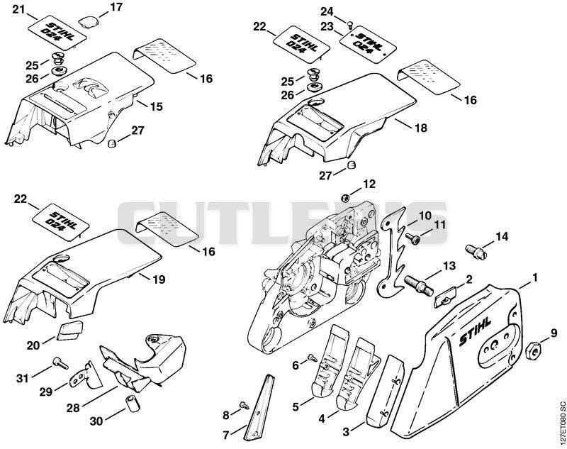 Chain sprocket cover, Shroud