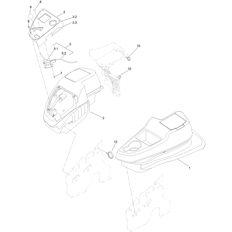 Console and Control Panel Assembly