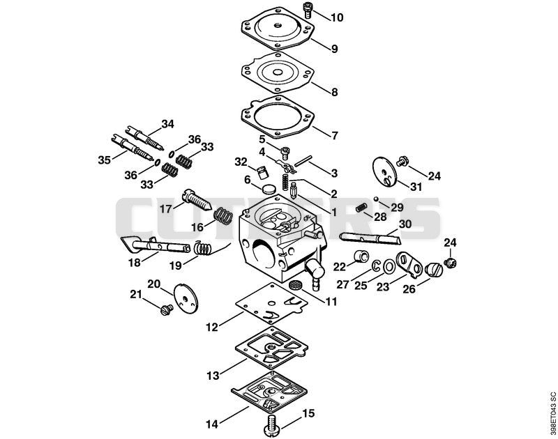 Carburetor HD-23 ⇥ 1 57 307 792 (29.2002)