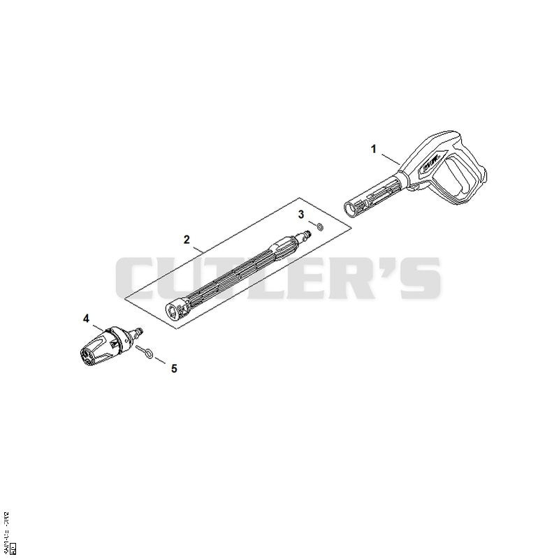 Spray gun, Spray lance/wand