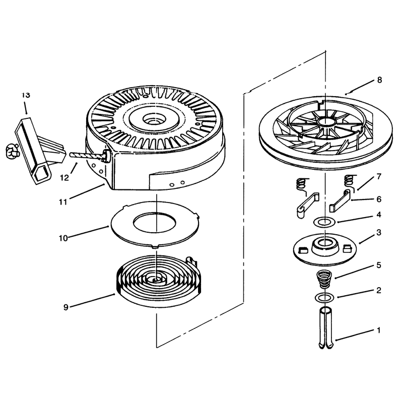 Recoil Starter No. 590652