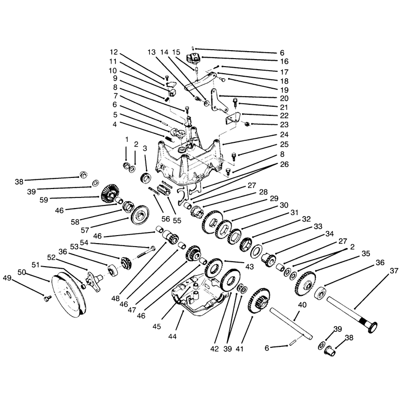 Transmission Assembly No. 66-8030