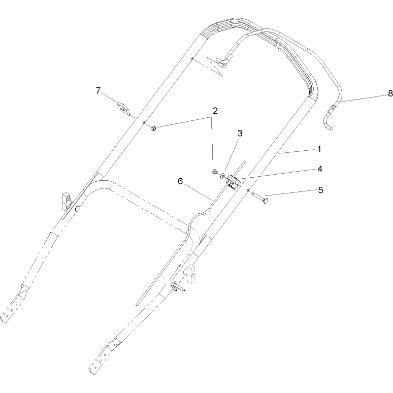 Upper Handle and Control Assembly