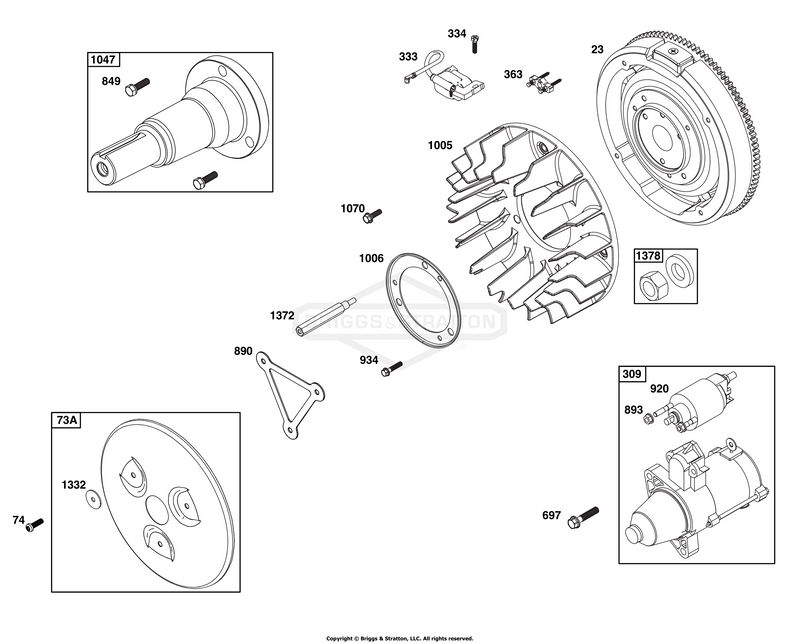 Flywheel, Ignition, and Starter Group