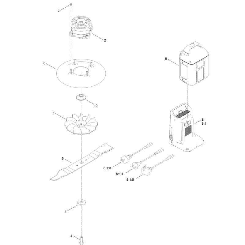 Motor Module and Blade Asselmbly