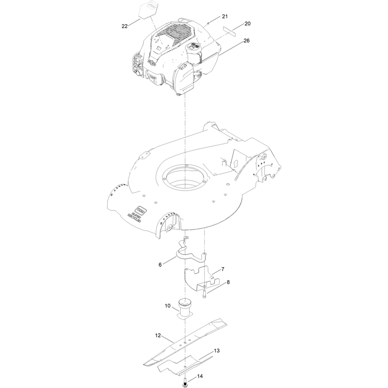Engine and Blade Assembly