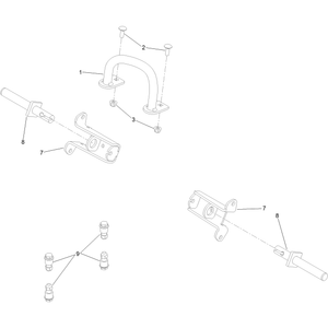 Reference Bar and Brake Mount Assembly No 136-4840