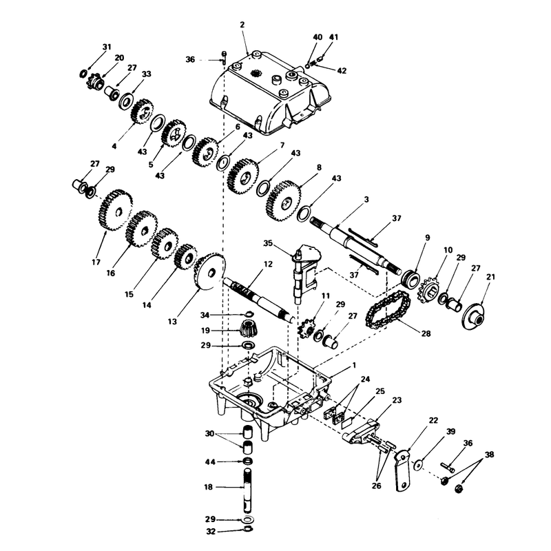 Transmission Assembly No. 44-7200