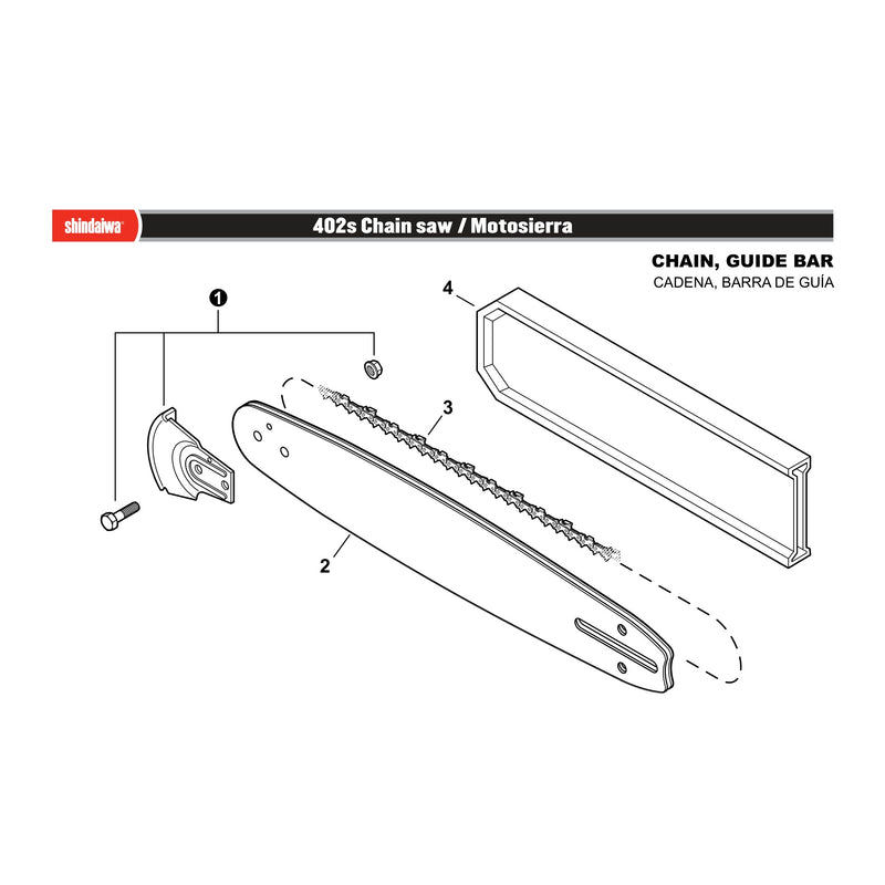 CHAIN, GUIDE BAR