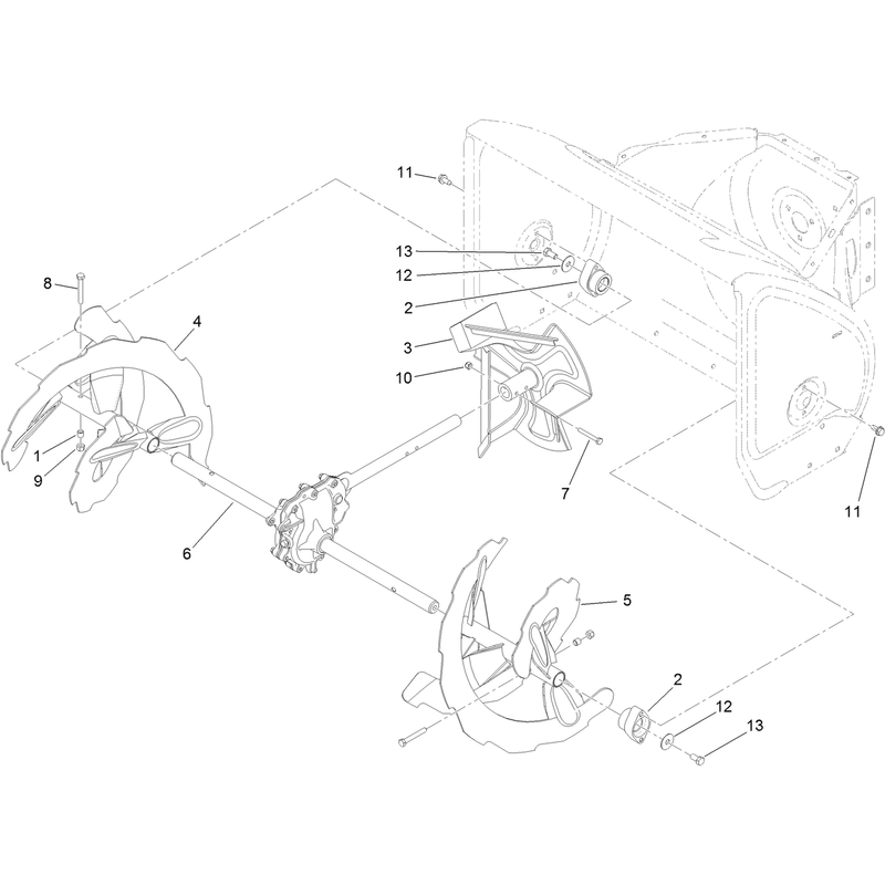 Auger and Impeller Assembly