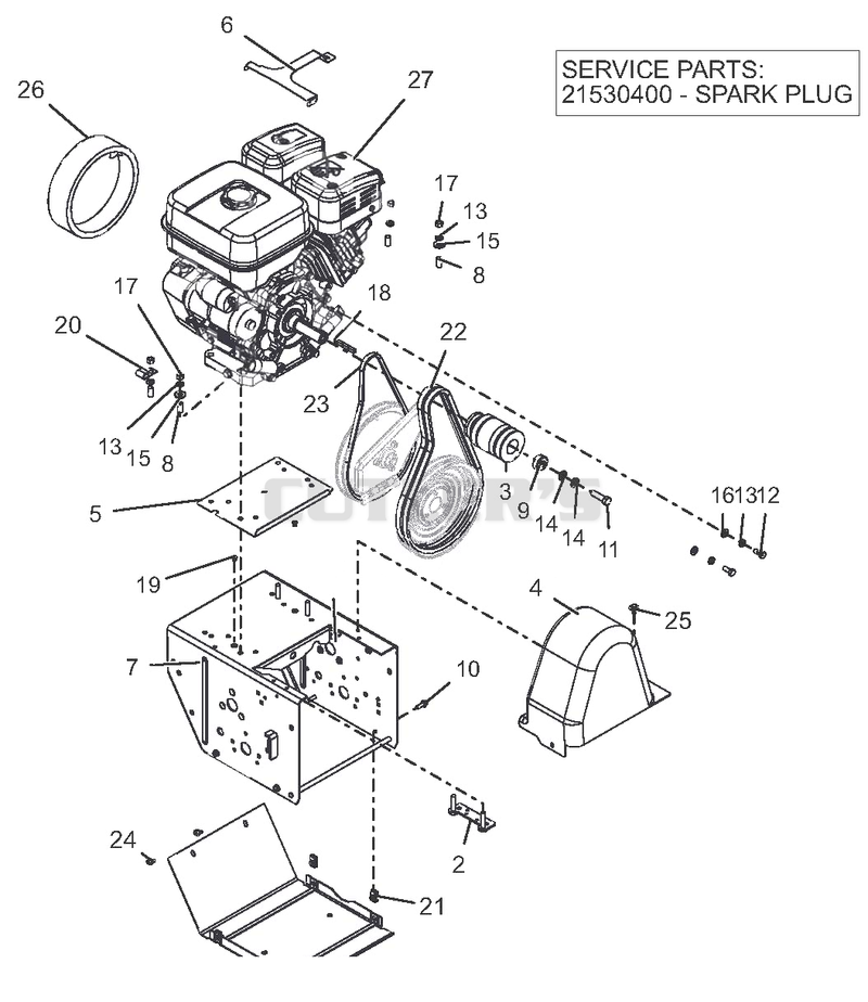 Engine And Frame