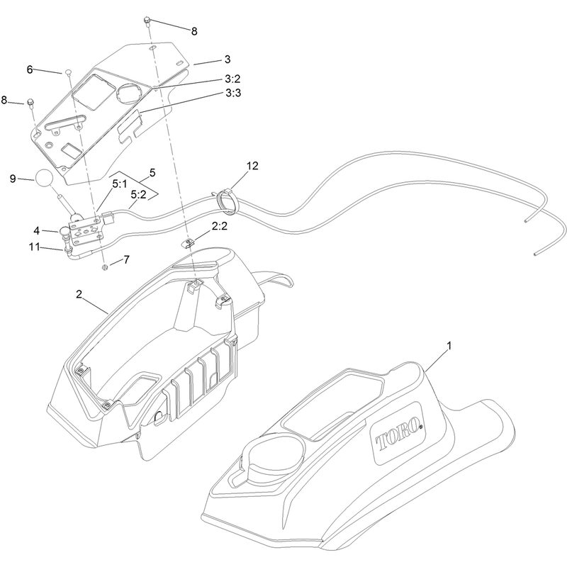 Fender, Console and Control Assembly