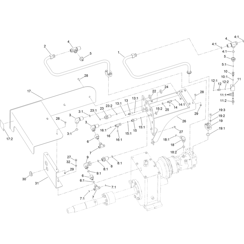 Carriage Guard and Mounting Assembly