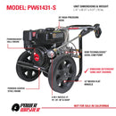 Simpson 3400 PSI 2.5 GPM 195cc Gas Pressure Washer (PW61431-S)
