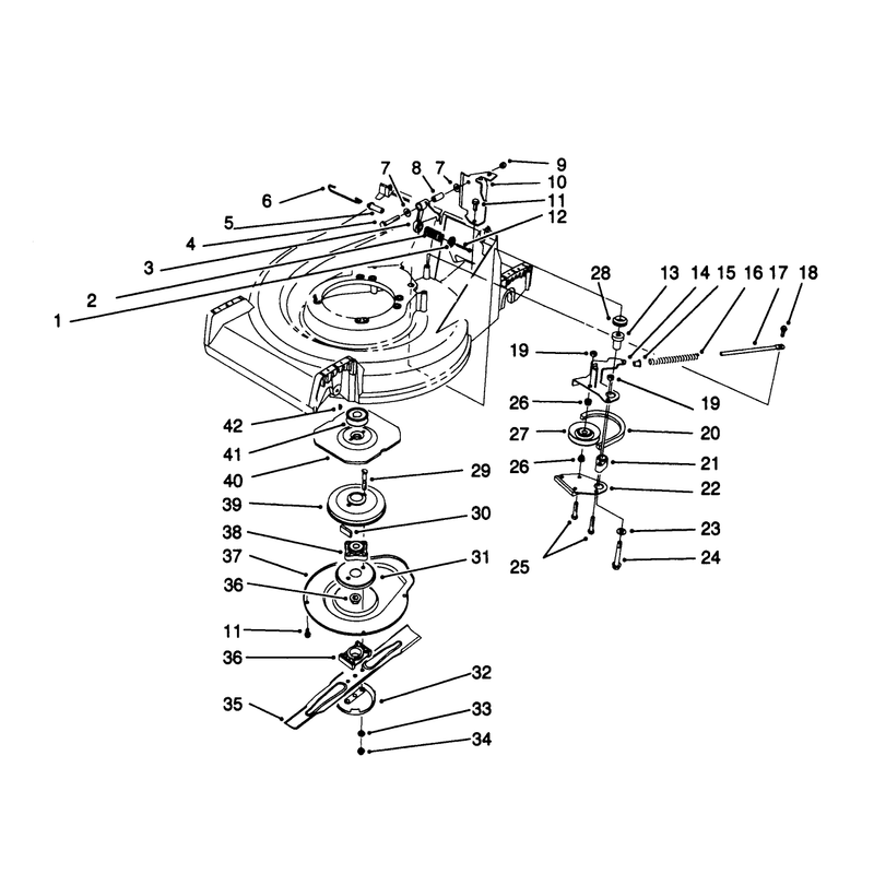 Blade Brake Clutch Assembly