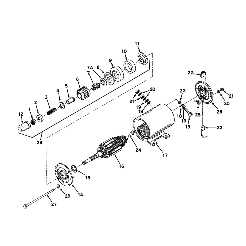 Starter Motor No. 32468b (electric)
