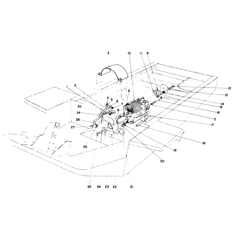 Transmission and Fan Assembly