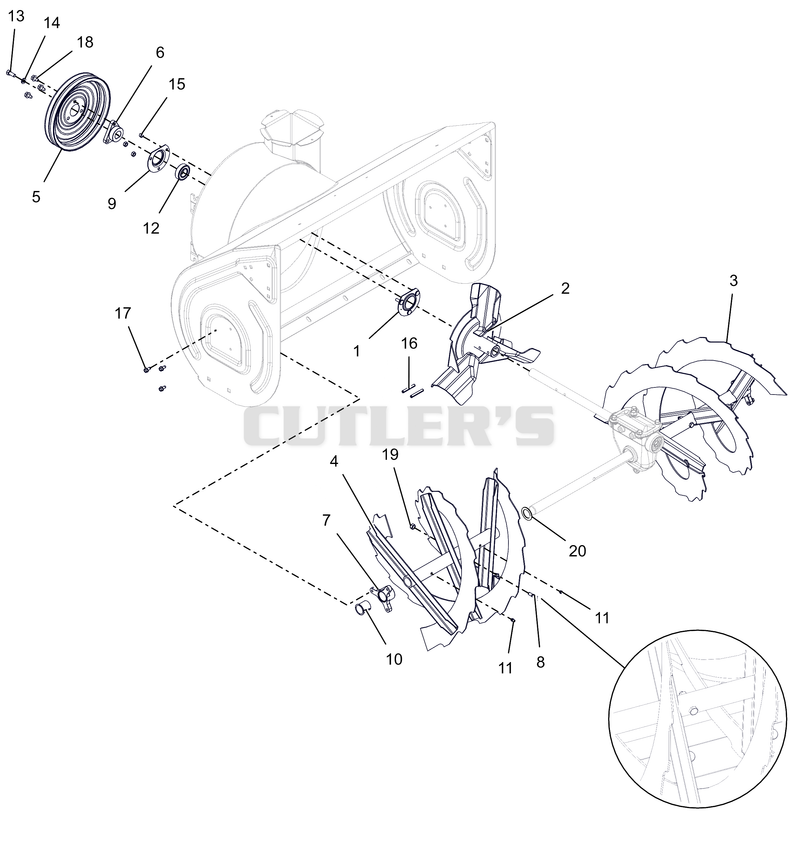 Auger and Impeller – 32"