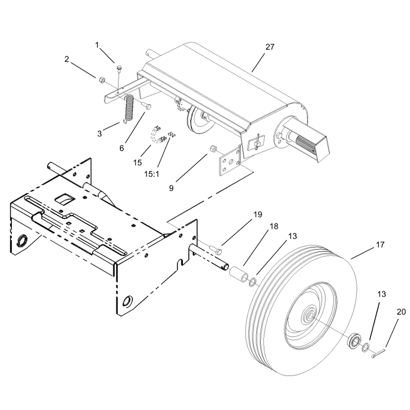 Wheel and Traction Assembly