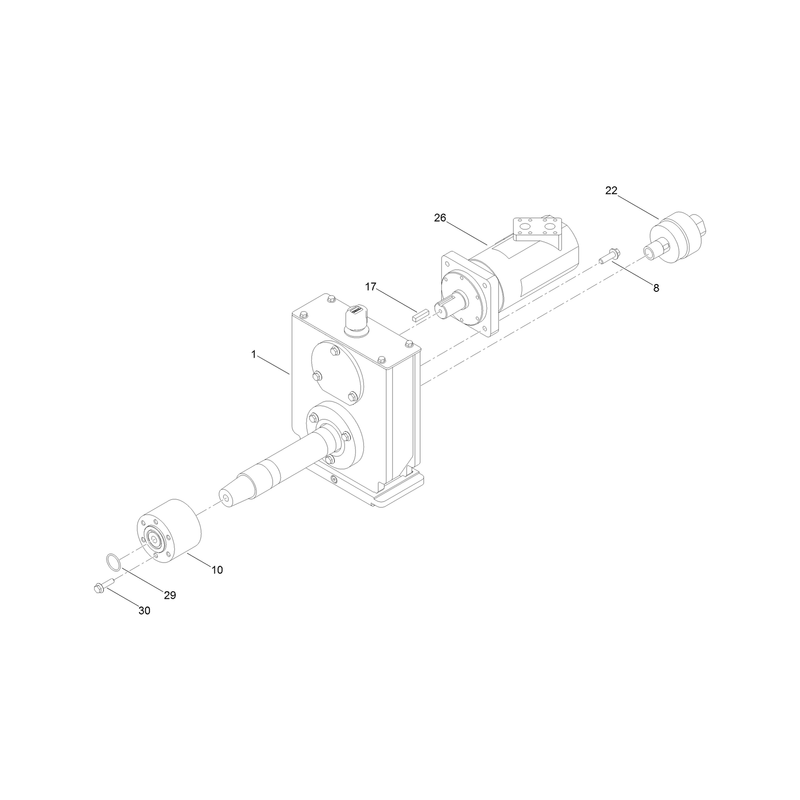 Rotary Gearbox Assembly