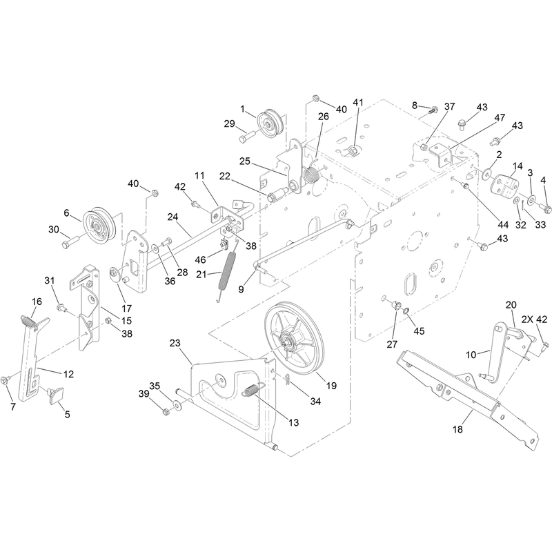 Idler and Linkage Assembly