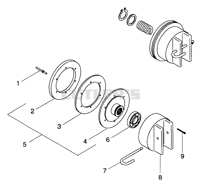 NUMBER ELEVEN - FWD-REV CLUTCH ASSEMBLY