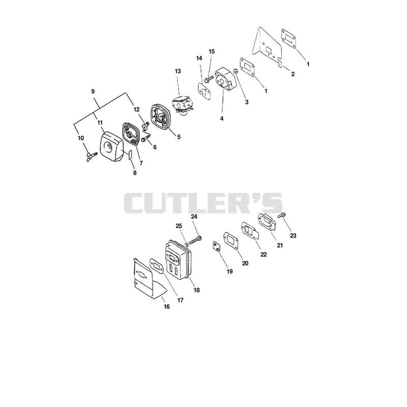 INTAKE, AIR CLEANER, EXHAUST