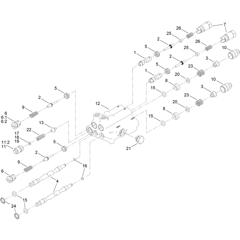 Hydraulic Steering Valve Assembly No. AU407213A1