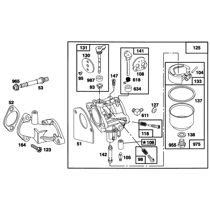 Engine Briggs and Stratton Model 28b707-0126-01