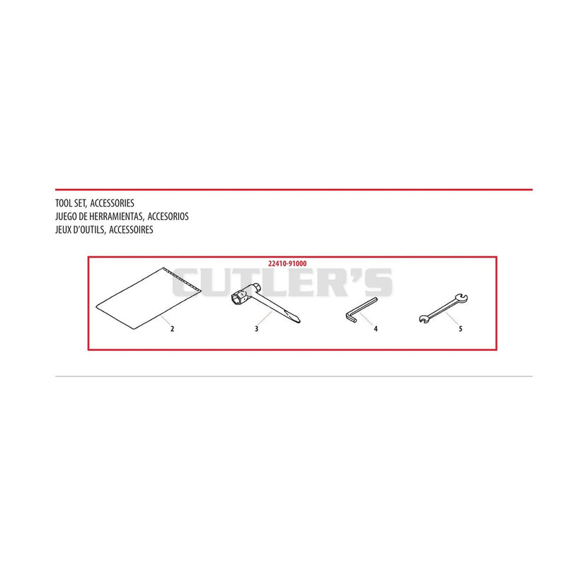 TOOL SET, ACCESSORIES