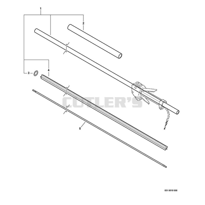 Main Pipe Assembly, Driveshaft