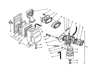 Air Cleaner and Carburetor Assembly
