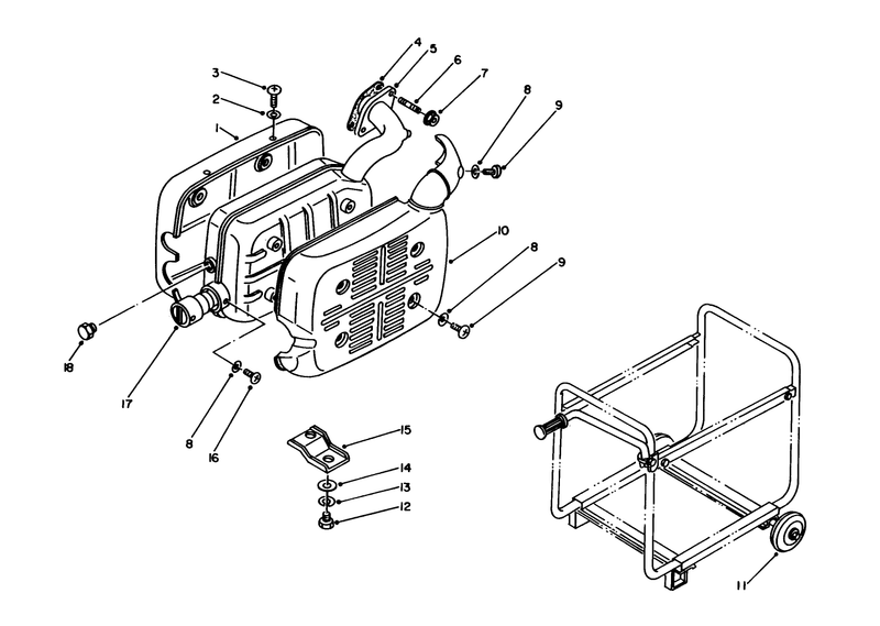 Muffler Exhaust Assembly
