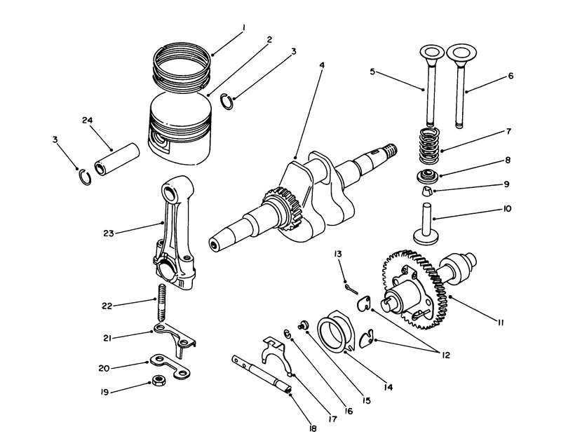 Crankshaft and Camshaft Assembly