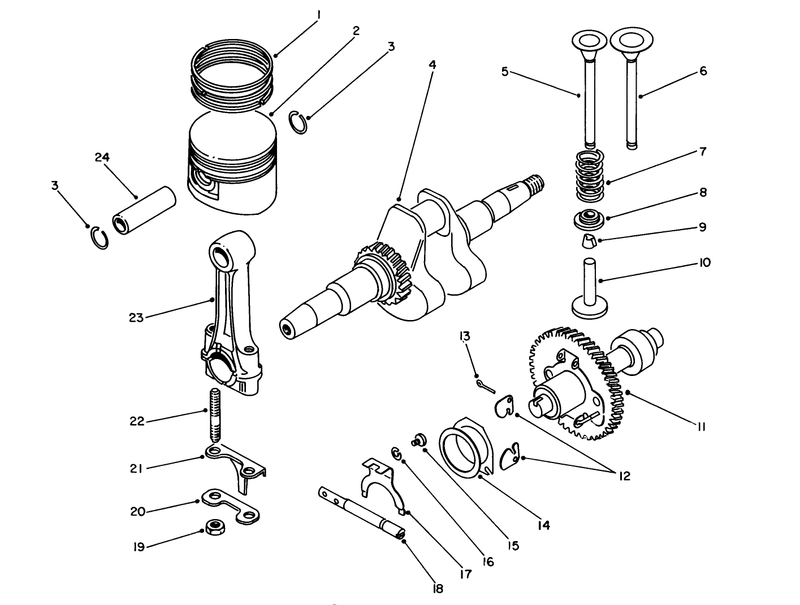 Crankshaft and Camshaft Assembly