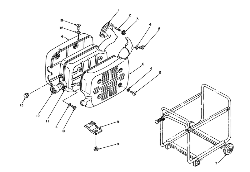 Muffler Exhaust Assembly