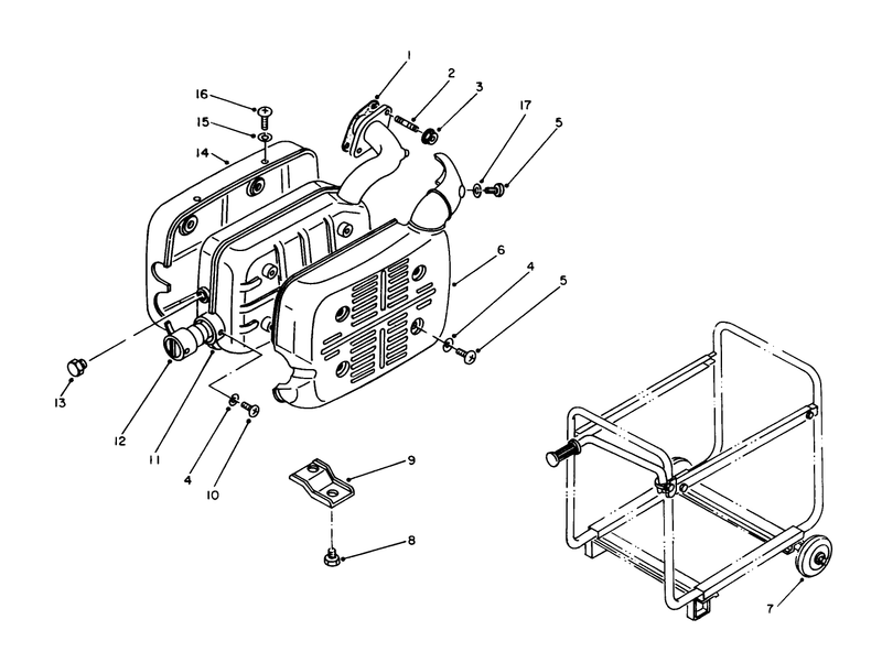 Muffler Exhaust Assembly