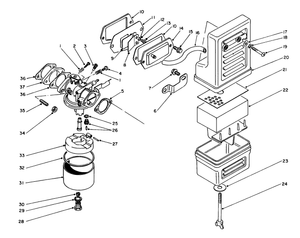 Air Cleaner and Carburetor Assembly