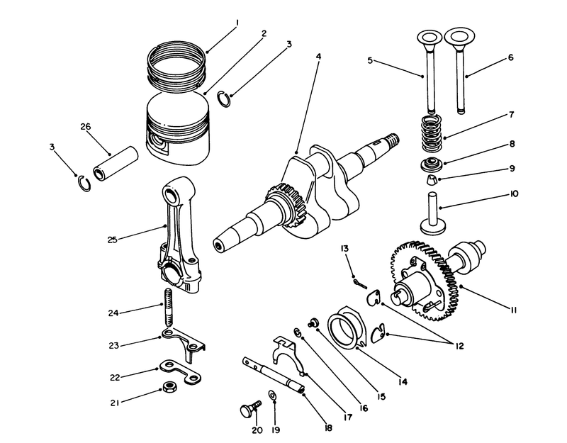 Crankshaft and Camshaft
