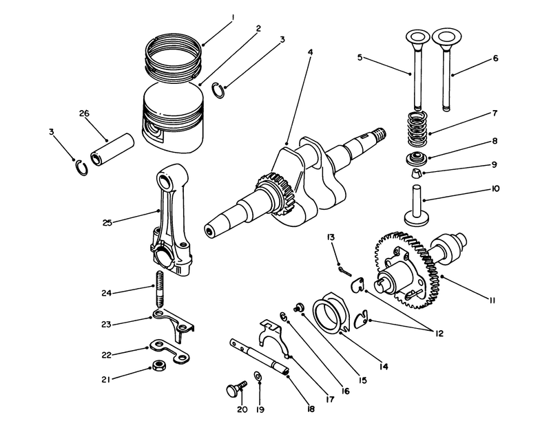 Crankshaft and Camshaft