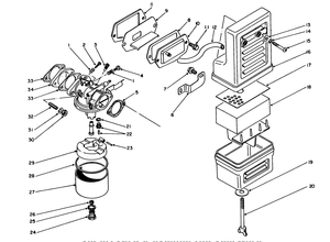 Air Cleaner and Carburetor Assembly