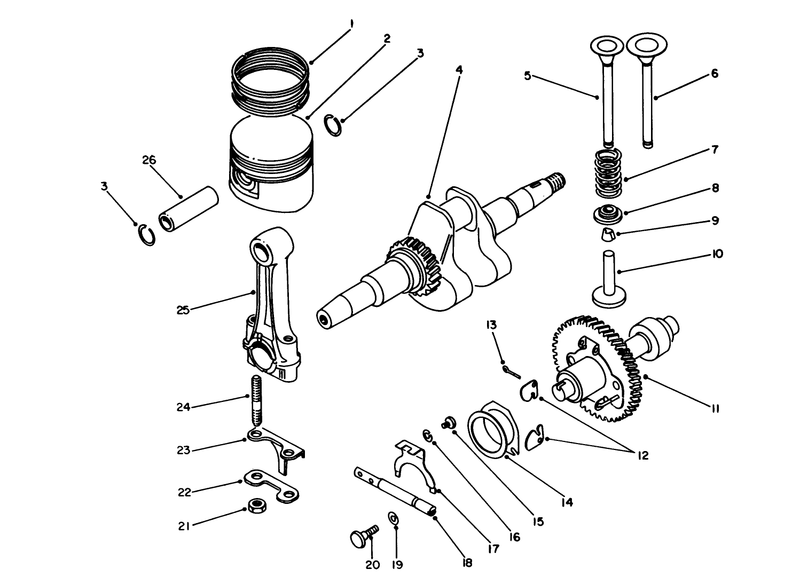 Crankshaft and Camshaft Assembly