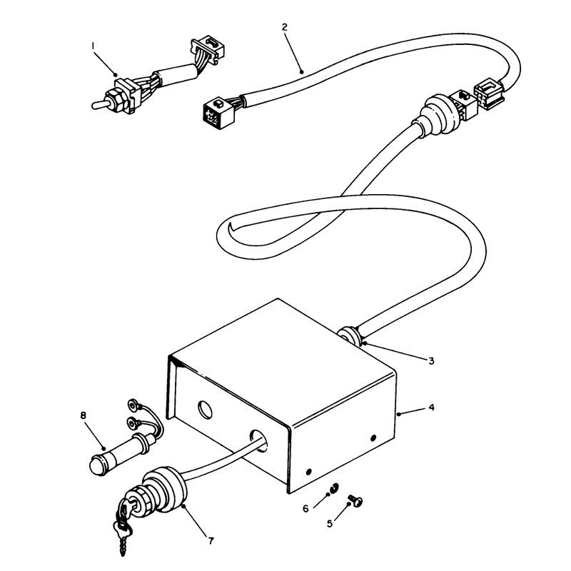 Remote Control Box Assembly No 50-9160-0ptional
