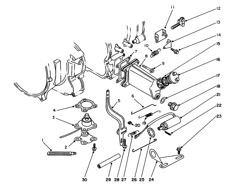 Throttle Control and Governor Assembly