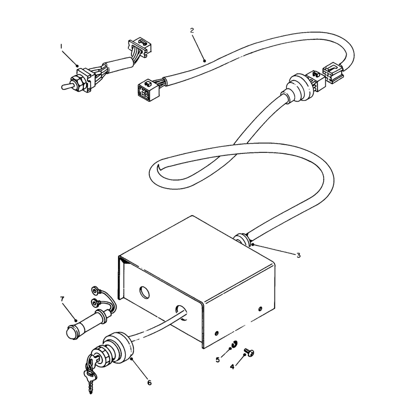 Remote Control Box Assembly No 50-9160 Optional