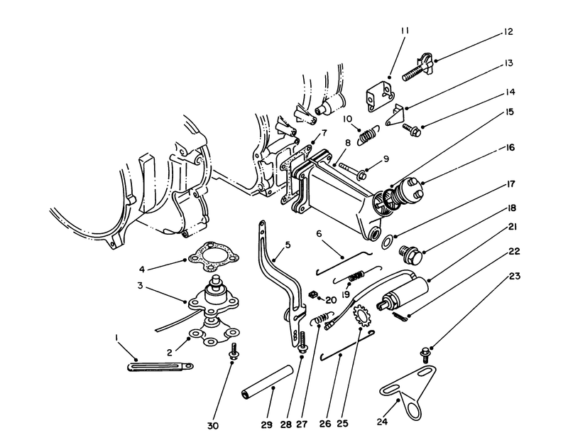 Throttle Control and Governor Assembly