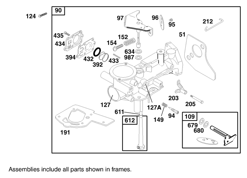 Engine Briggs and Stratton Model 135202-0142-03