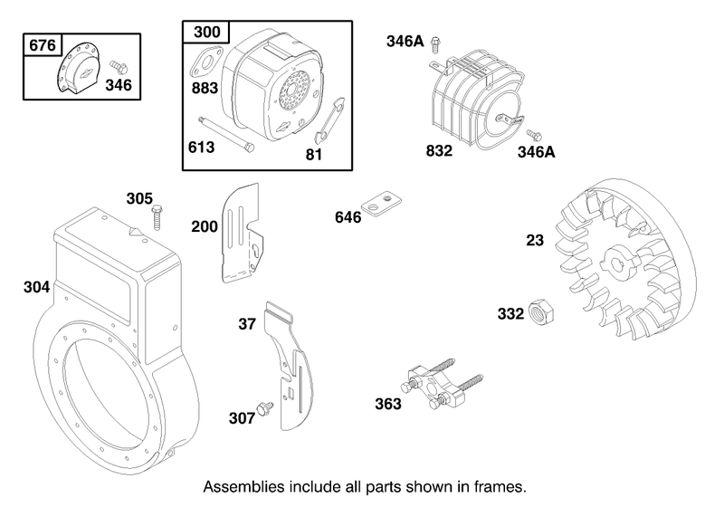 Engine Briggs and Stratton Model 135202-0142-03
