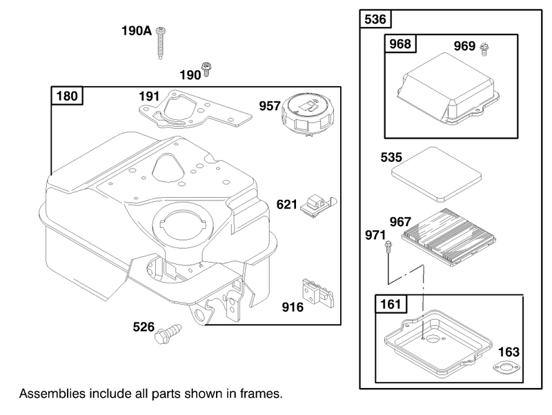 Engine Briggs and Stratton Model 135202-0142-03