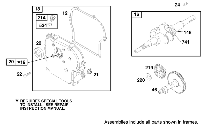 Engine Briggs and Stratton Model 135202 0142 03